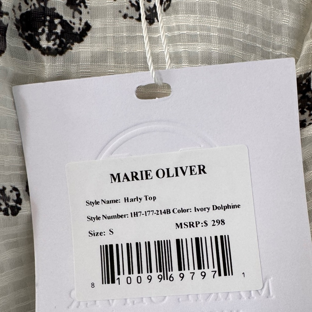 NWT‼️ Marie Oliver Harly Blouse - Picture 2 of 4